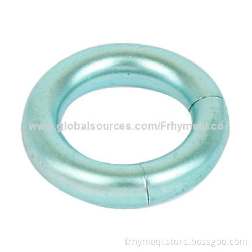 Segment Ring (Seamless) 316L Anodized Colorful Titanium, Made of 316 Stainless Steel, Black Plated